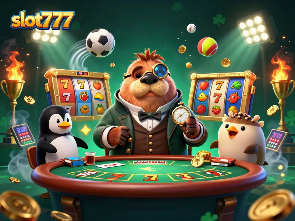 Experience thrilling gameplay with slot777 featuring vibrant slot reels and lively characters.